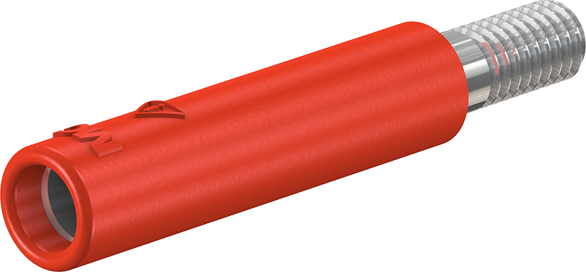 4 mm Buchse rot