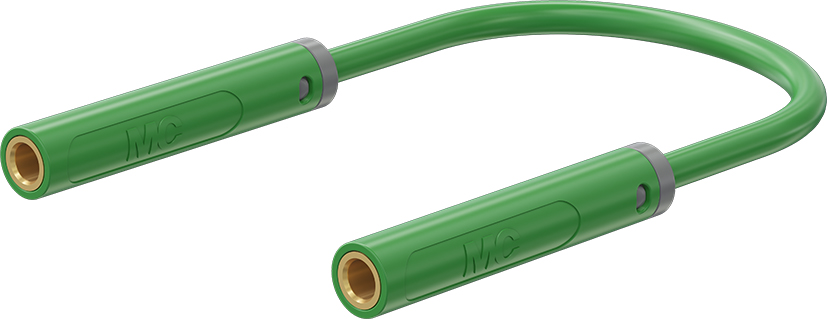 4 mm Kupplungsleitung 100 cm grün