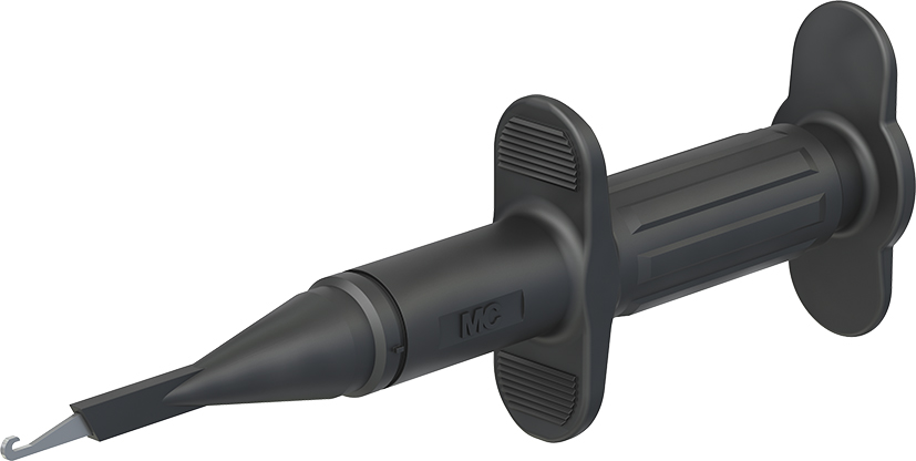 4 mm Sicherheitsabgreifer schwarz
