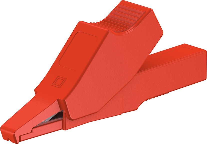 2 mm Sicherheitsabgreifer rot