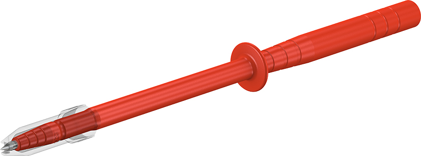 2 mm Sicherheitsprüfspitze rot