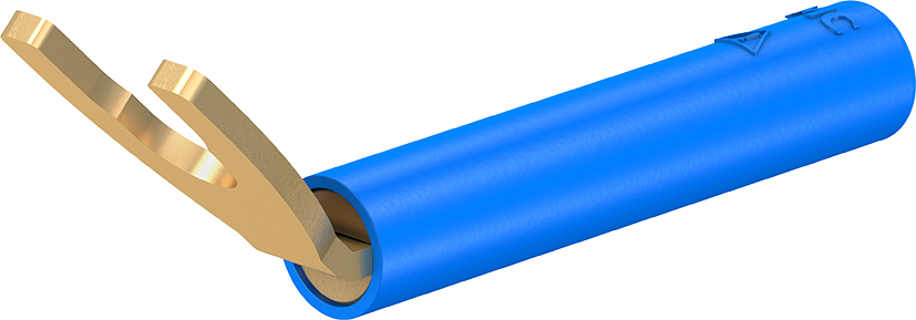 4 mm Adapter blau