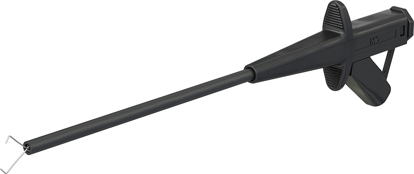 4 mm Sicherheitsabgreifer schwarz